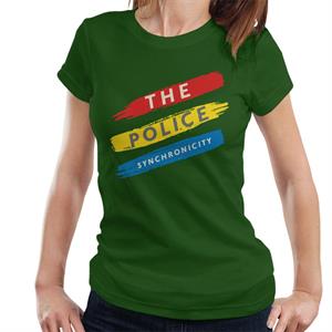 The Police Synchronicity 3 Stripes Women's T-Shirt