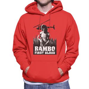 Rambo First Blood Forest Hunt Men's Hooded Sweatshirt