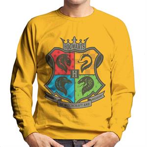 Harry Potter Hogwarts School Of Witchcraft And Wizardry Mascots Men's Sweatshirt