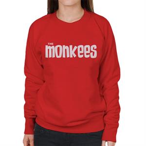 The Monkees White Logo Women's Sweatshirt