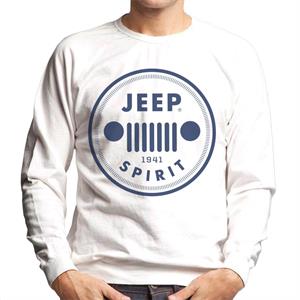 Jeep Spirit 1941 Blue Logo Men's Sweatshirt