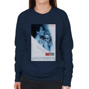 Basic Instinct Resist The Danger Theatrical Poster Women's Sweatshirt