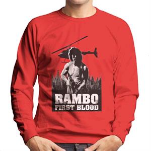 Rambo First Blood Forest Hunt Men's Sweatshirt