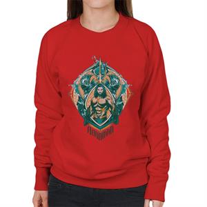 Aquaman Vs Karathen The Sea Monster Women's Sweatshirt