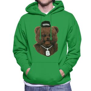 Rainbow 1972 Bungle The Bear Wearing Bling Men's Hooded Sweatshirt