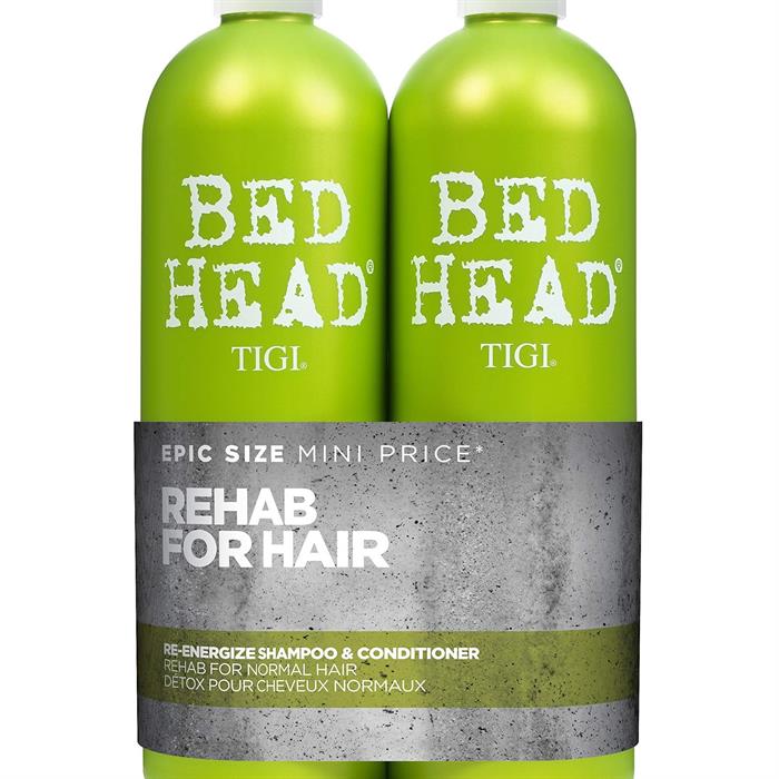 Tigi Duo Pack Bed Head Urban Antidotes Re-Energize 750ml Shampoo + 750ml Conditioner-0