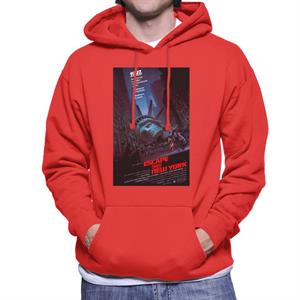 Escape From New York Prison Poster Men's Hooded Sweatshirt