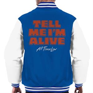 All Time Low Tell Me Im Alive Men's Varsity Jacket