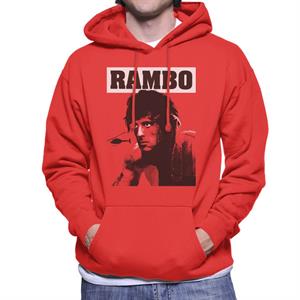 Rambo First Blood Helicopter Poster Men's Hooded Sweatshirt