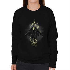 Black Adam Lightning Bolt Women's Sweatshirt