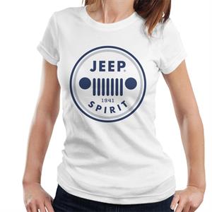 Jeep Spirit 1941 Blue Logo Women's T-Shirt