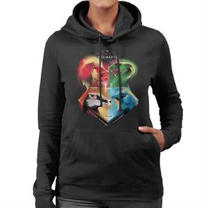 Harry Potter Animals Of Each Hogwarts House Women's Hooded Sweatshirt