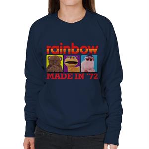 Rainbow Made In 1972 Bungle Zippy And George Women's Sweatshirt