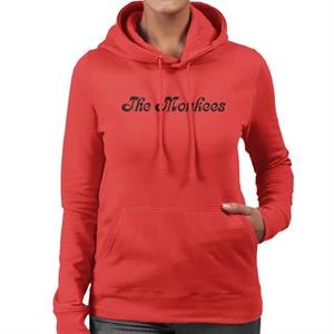 The Monkees Black Logo Women's Hooded Sweatshirt