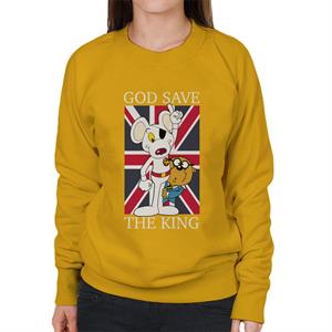 Danger Mouse God Save The King Women's Sweatshirt