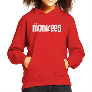 The Monkees White Logo Kid's Hooded Sweatshirt