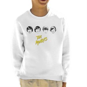 The Monkees Band Members Faces Kid's Sweatshirt