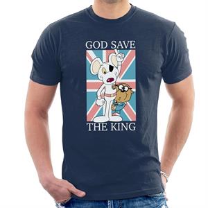 Danger Mouse God Save The King Union Jack Men's T-Shirt