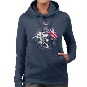 Danger Mouse King Charles III Coronation 2023 Union Jack Women's Hooded Sweatshirt