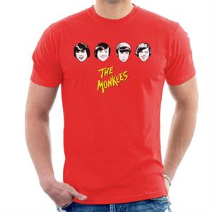 The Monkees Band Members Faces Men's T-Shirt