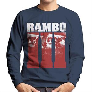 Rambo III Final Battle Scene Men's Sweatshirt