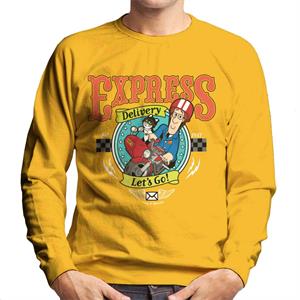 Postman Pat Express Delivery Lets Go Men's Sweatshirt