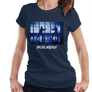 Highlander 1986 Immortals Clash Swords Women's T-Shirt