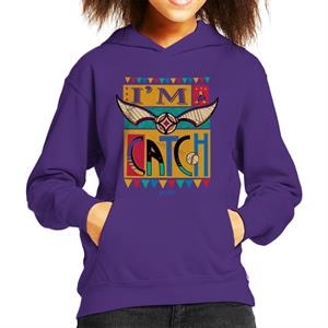 Harry Potter Quidditch Im A Catch Kid's Hooded Sweatshirt