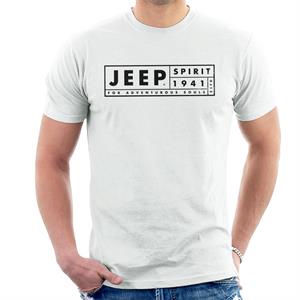 Jeep Spirit 1941 Estd For Adventurous Souls Dark Logo Men's T-Shirt