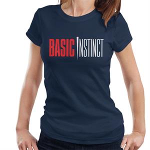 Basic Instinct Red And White Logo Women's T-Shirt