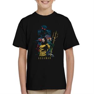 Aquaman Vs Black Manta Kid's T-Shirt