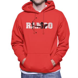 Rambo Compound Bow Men's Hooded Sweatshirt