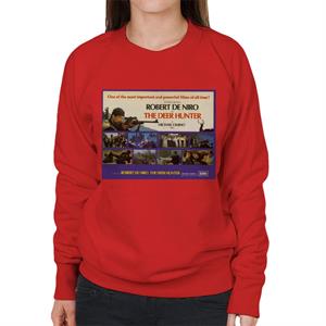 The Deer Hunter Film Montage Poster Women's Sweatshirt