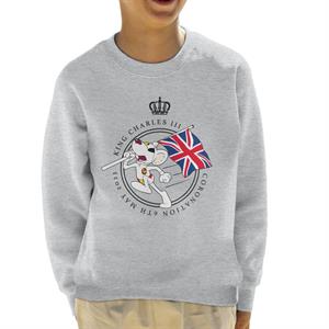 Danger Mouse King Charles III Coronation 2023 Kid's Sweatshirt