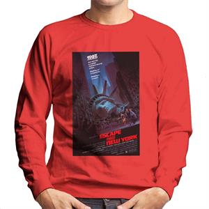 Escape From New York Prison Poster Men's Sweatshirt