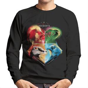 Harry Potter Animals Of Each Hogwarts House Men's Sweatshirt