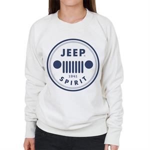 Jeep Spirit 1941 Blue Logo Women's Sweatshirt