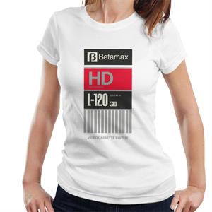 Betamax Black B Logo High Definition L 120 Women's T-Shirt