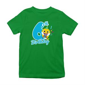 Baby Shark 6th Birthday Kid's T-Shirt