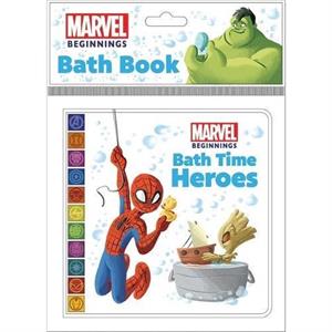 Marvel Beginnings Bath Time Heroes Bath Book by Pi Kids