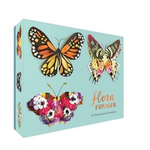 Flora Forager Butterfly Notecards by Bridget Beth Collins