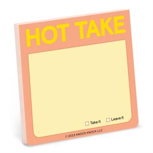 Knock Knock Hot Take Sticky Note by Knock Knock