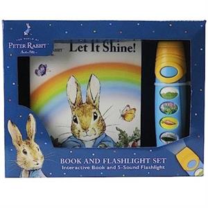 World of Peter Rabbit Let it Shine Book and 5 Sound Flashlight Set by P I Kids