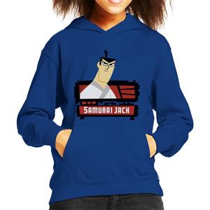 Samurai Jack Smirk Kid's Hooded Sweatshirt