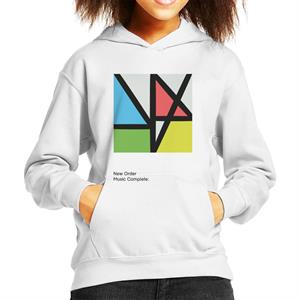 New Order Music Complete Tour Art Kid's Hooded Sweatshirt