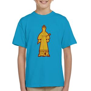 Samurai Jack Gold Pose Kid's T-Shirt