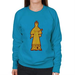 Samurai Jack Gold Pose Women's Sweatshirt