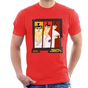 Samurai Jack Drawing Katana Montage Men's T-Shirt