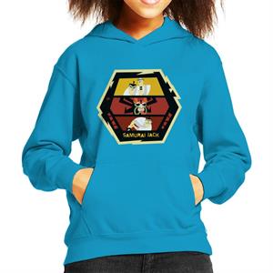 Samurai Jack Vs Aku Fight Montage Kid's Hooded Sweatshirt