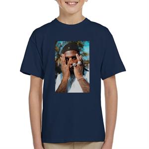 Burna Boy 7 Hat Close Up Kid's T-Shirt